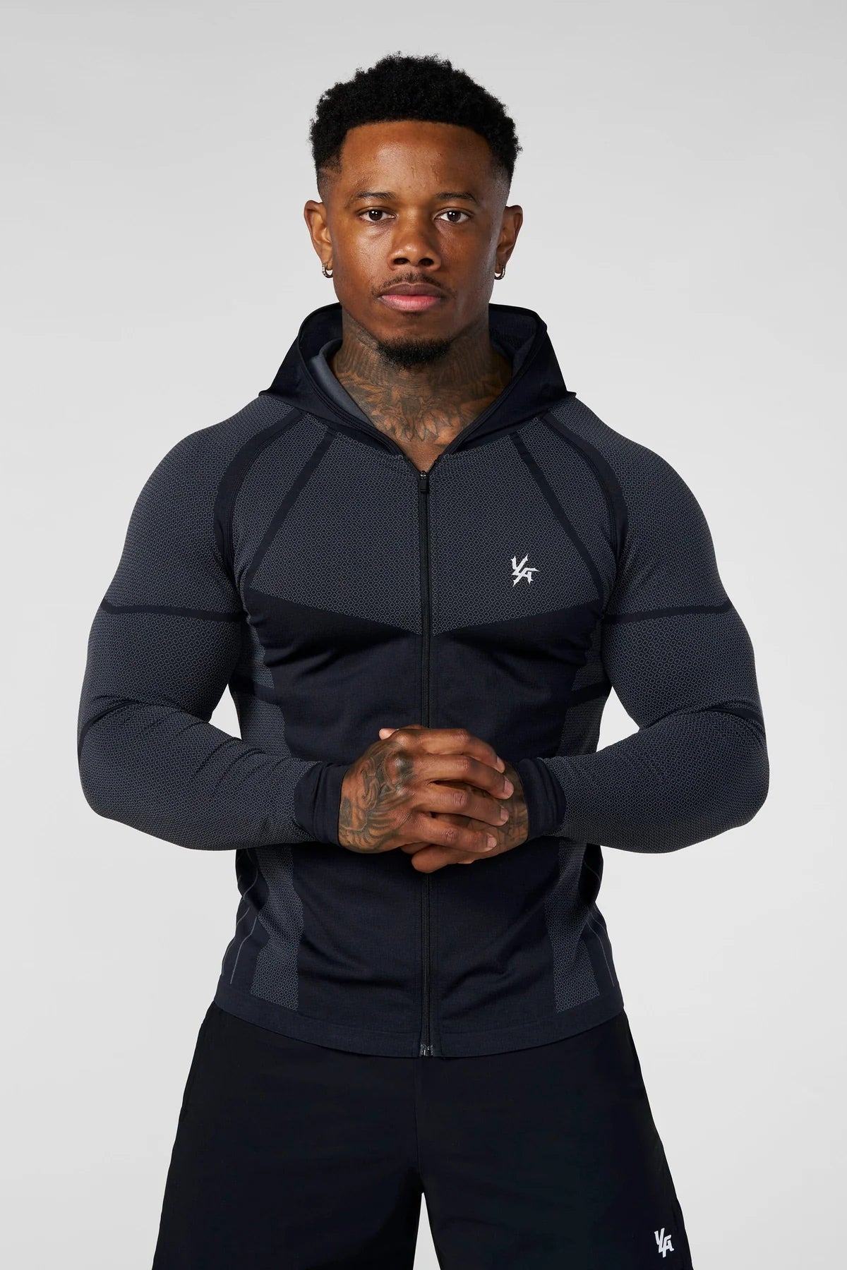 Apex Compression zip negra Youngla