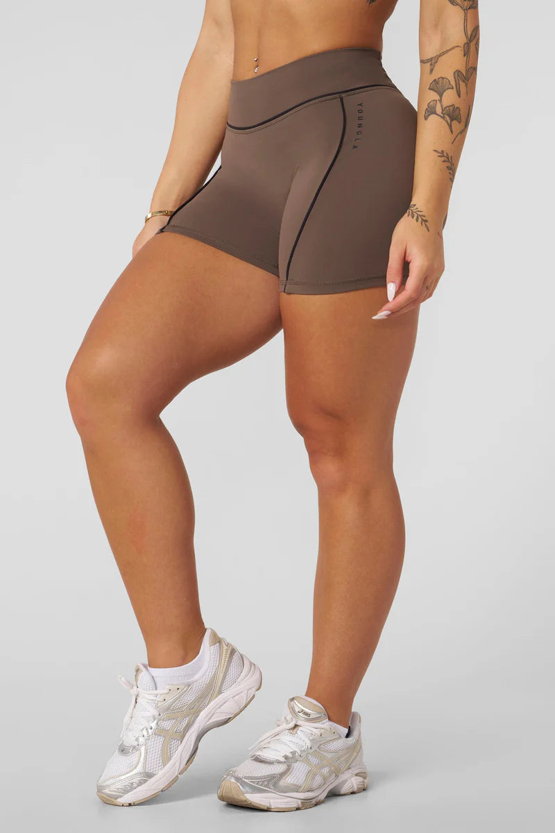 YoungLA YoungLA Elevate Outline Shorts 5" NEW COLORS Taupe