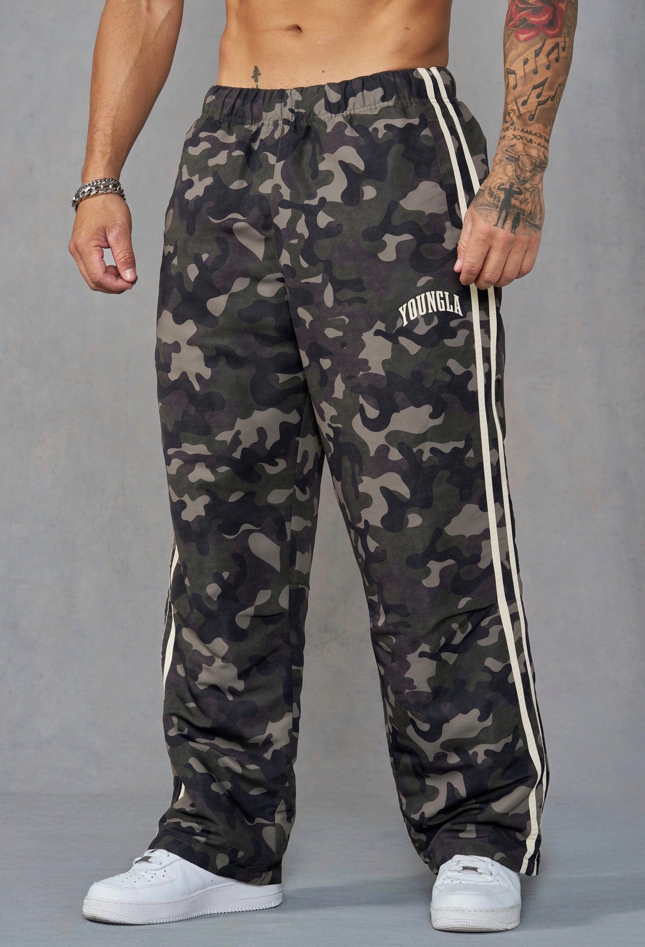 Camo flagship track pants