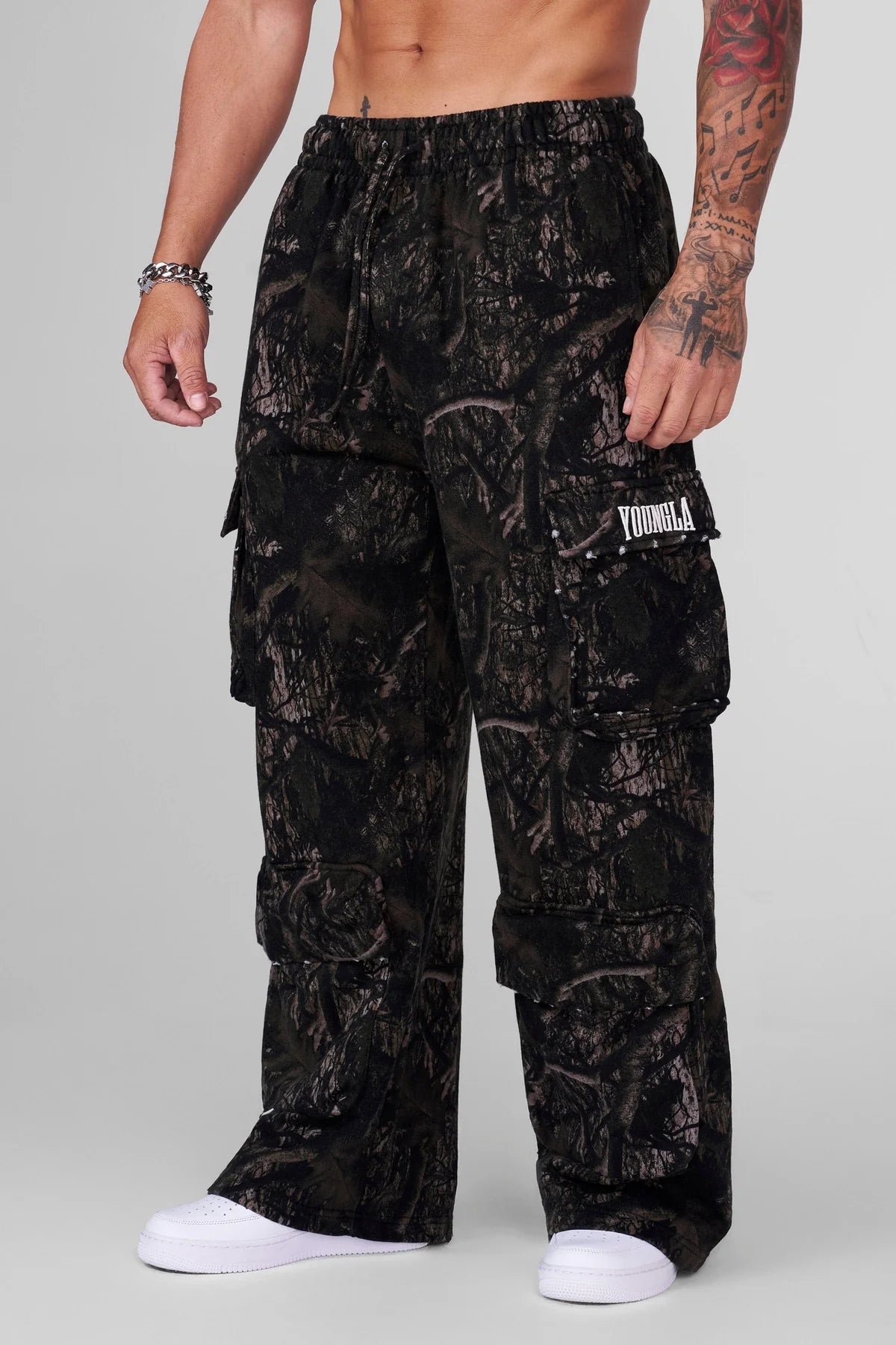 YoungLA Heritage Cargo Sweats Camo Vr