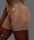GymShark Vital Shorts Fawn Marl Café