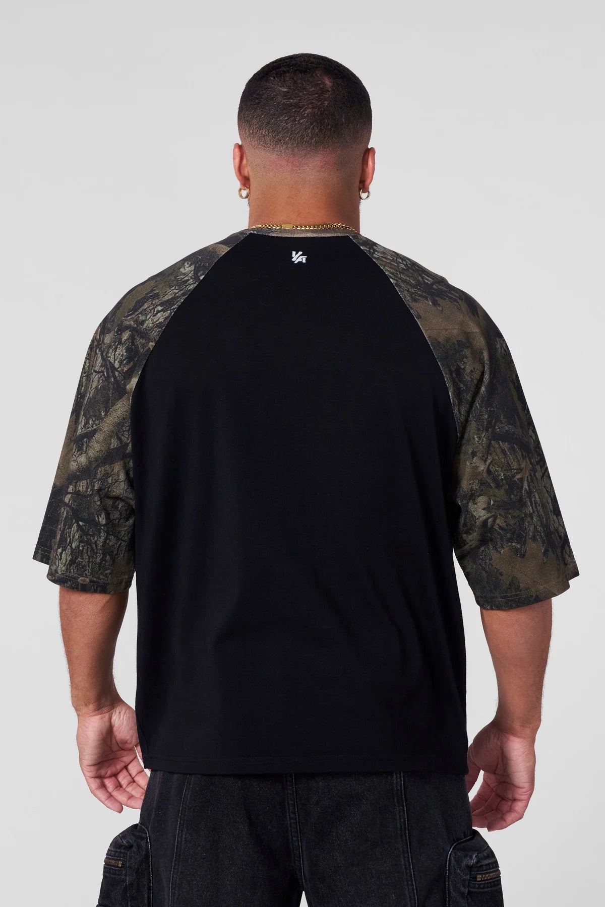 YoungLA Oversized Baseball Tees Dark Camo