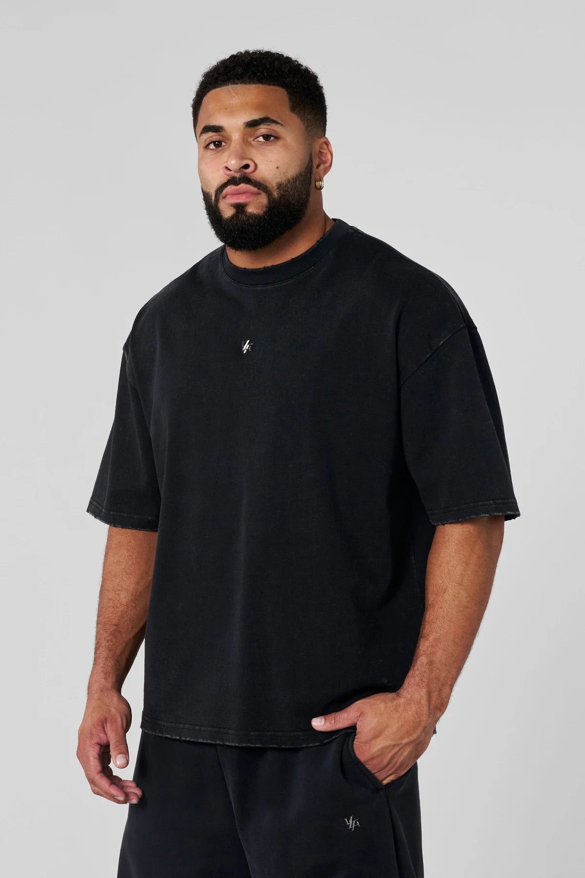 YoungLA Elevated Essentials Relaxed Tee Black
