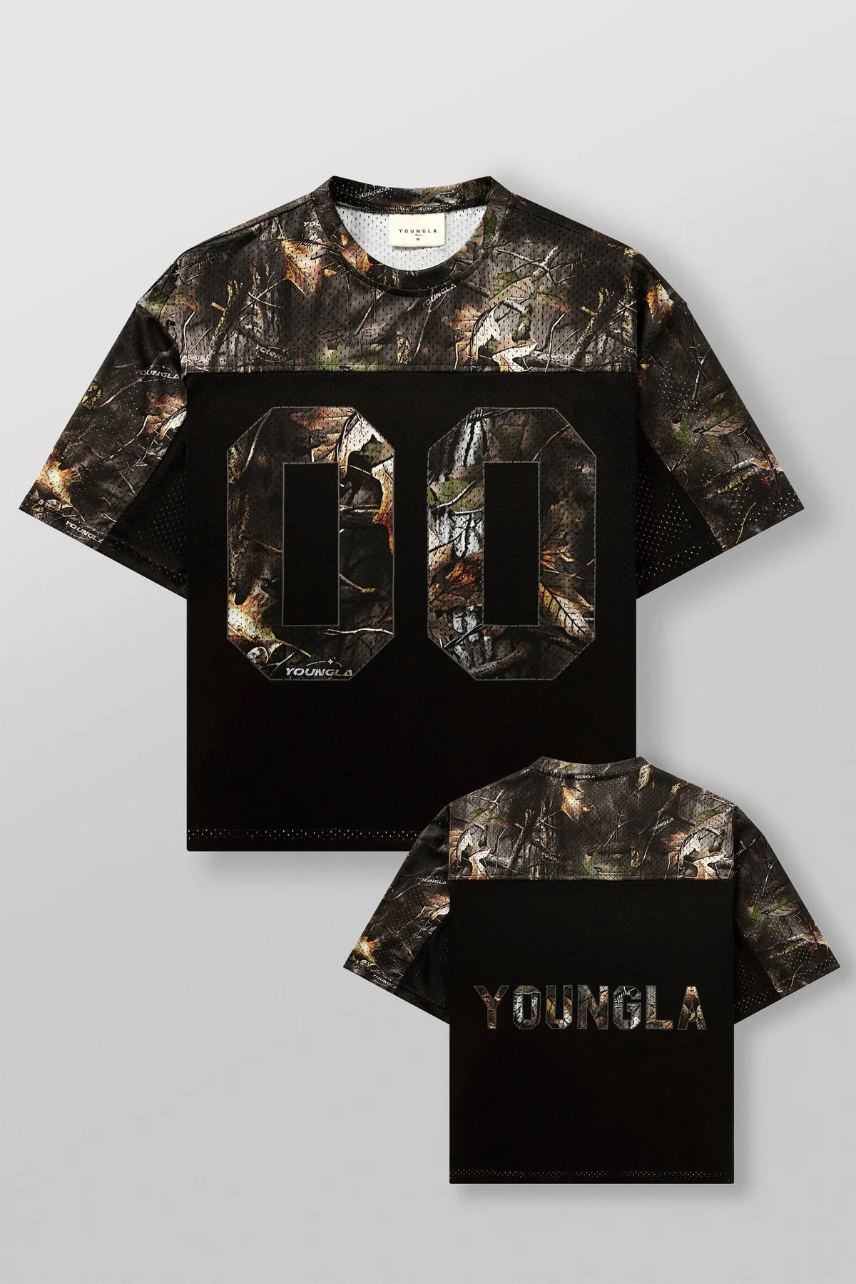 YoungLA Double-Zero Jersey Black Tree Camo
