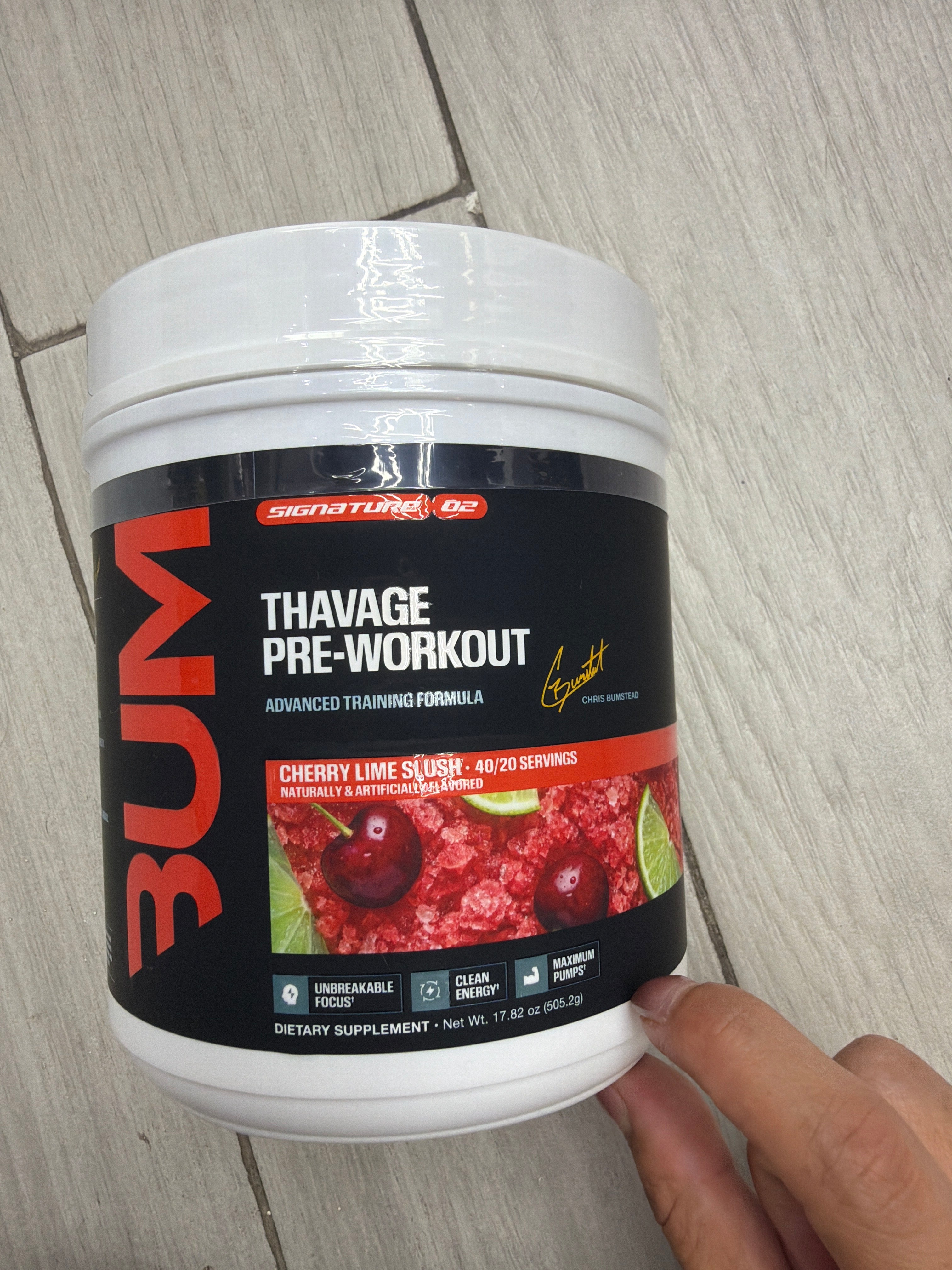 Bum Thavage preworkout