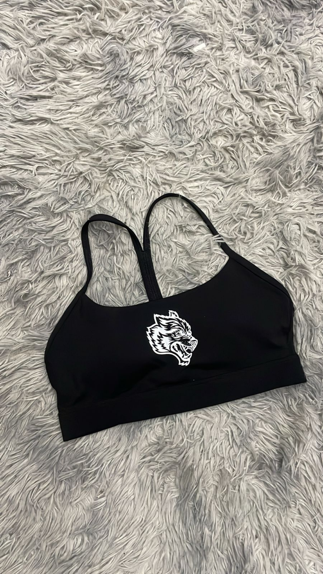 DarcSports Bra W Tirantes Logo Negro