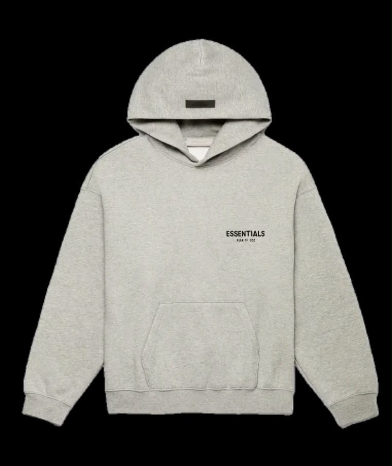 Essensial sudadera gris