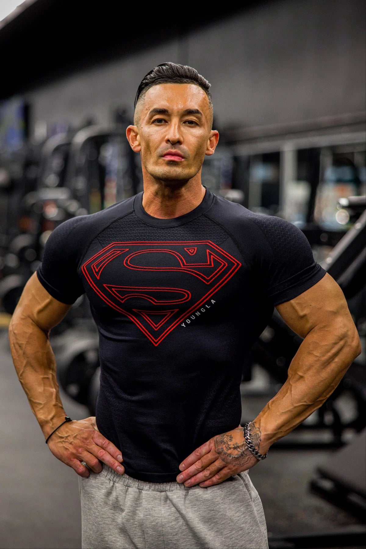 YoungLA Superman Compression Tee