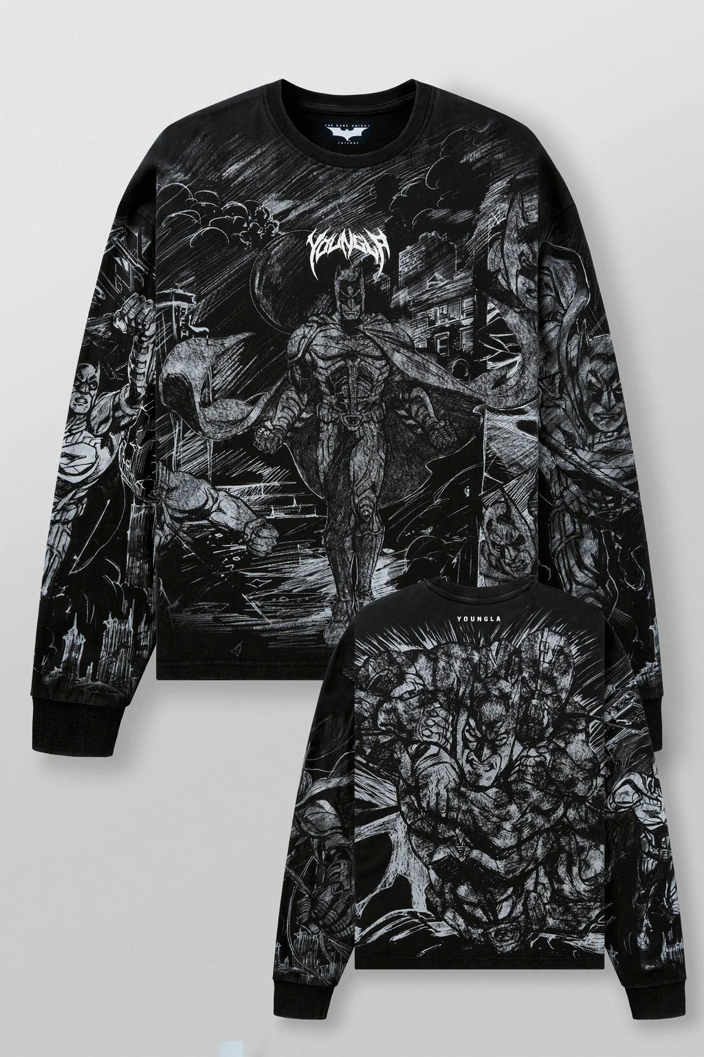YoungLA BATMAN Comic LongSleeves V2