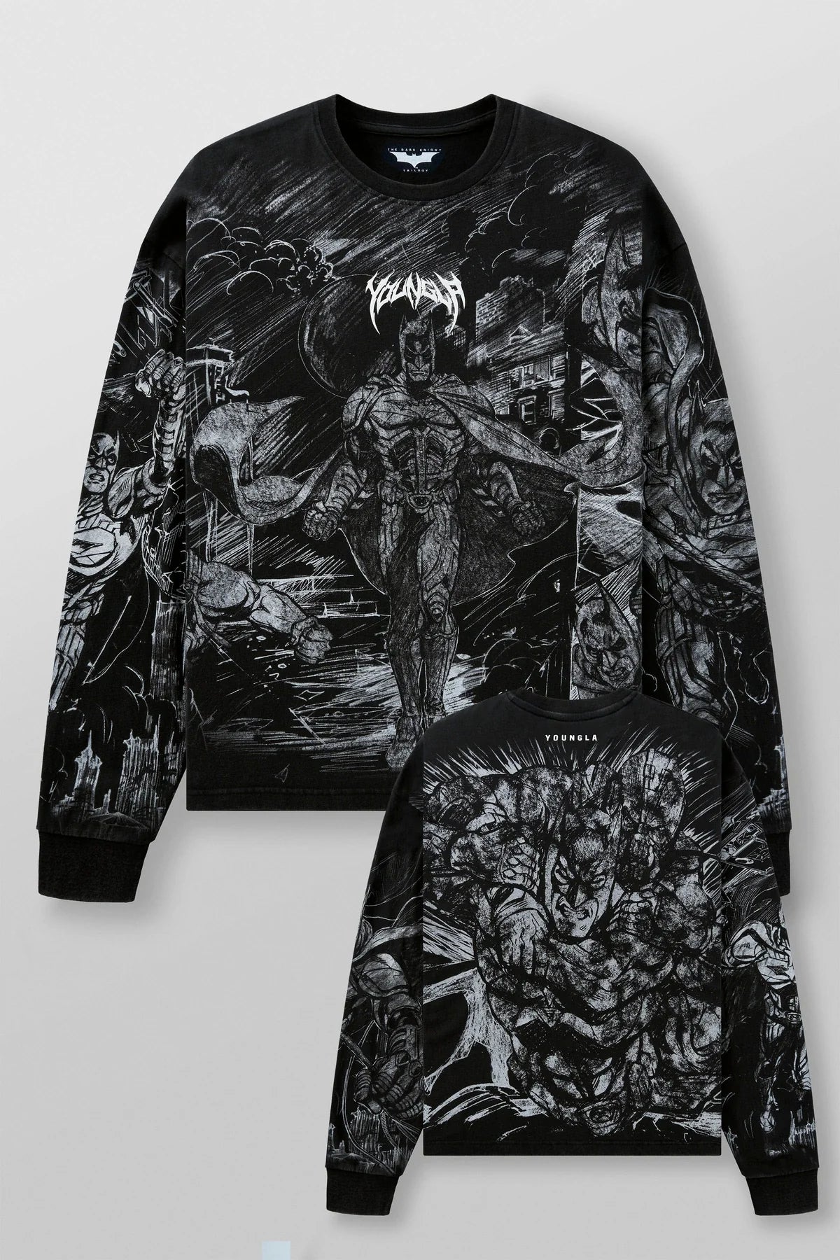 YoungLA BATMAN Comic LongSleeves V2