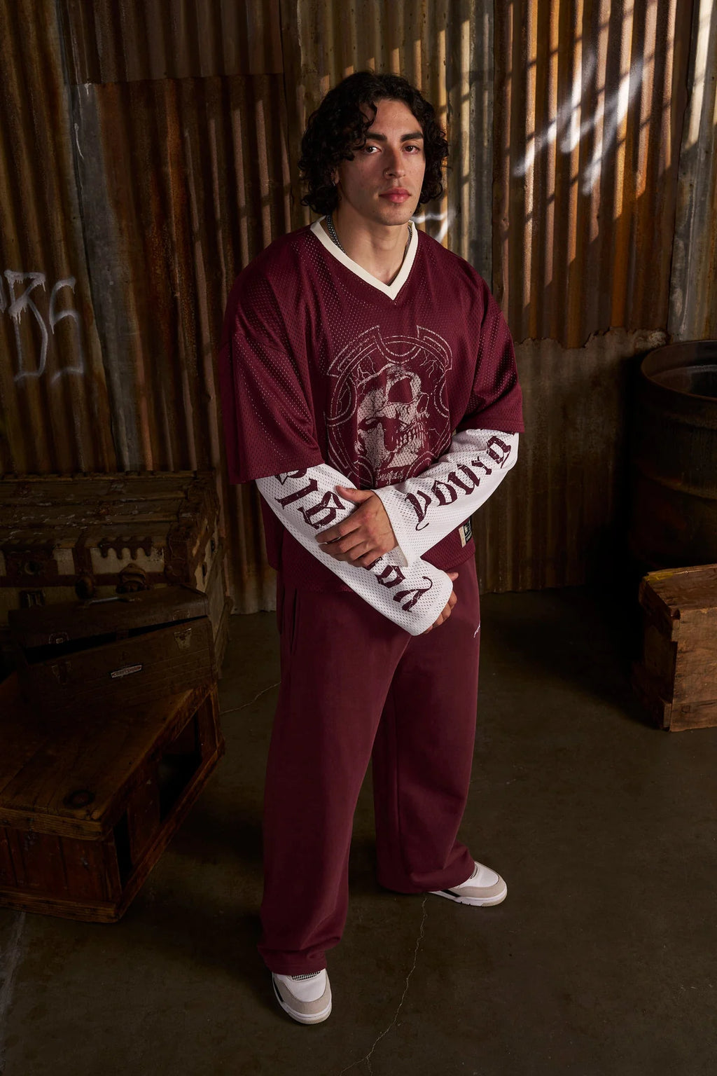 YoungLA Sinister Longdleeve Jersey Vino