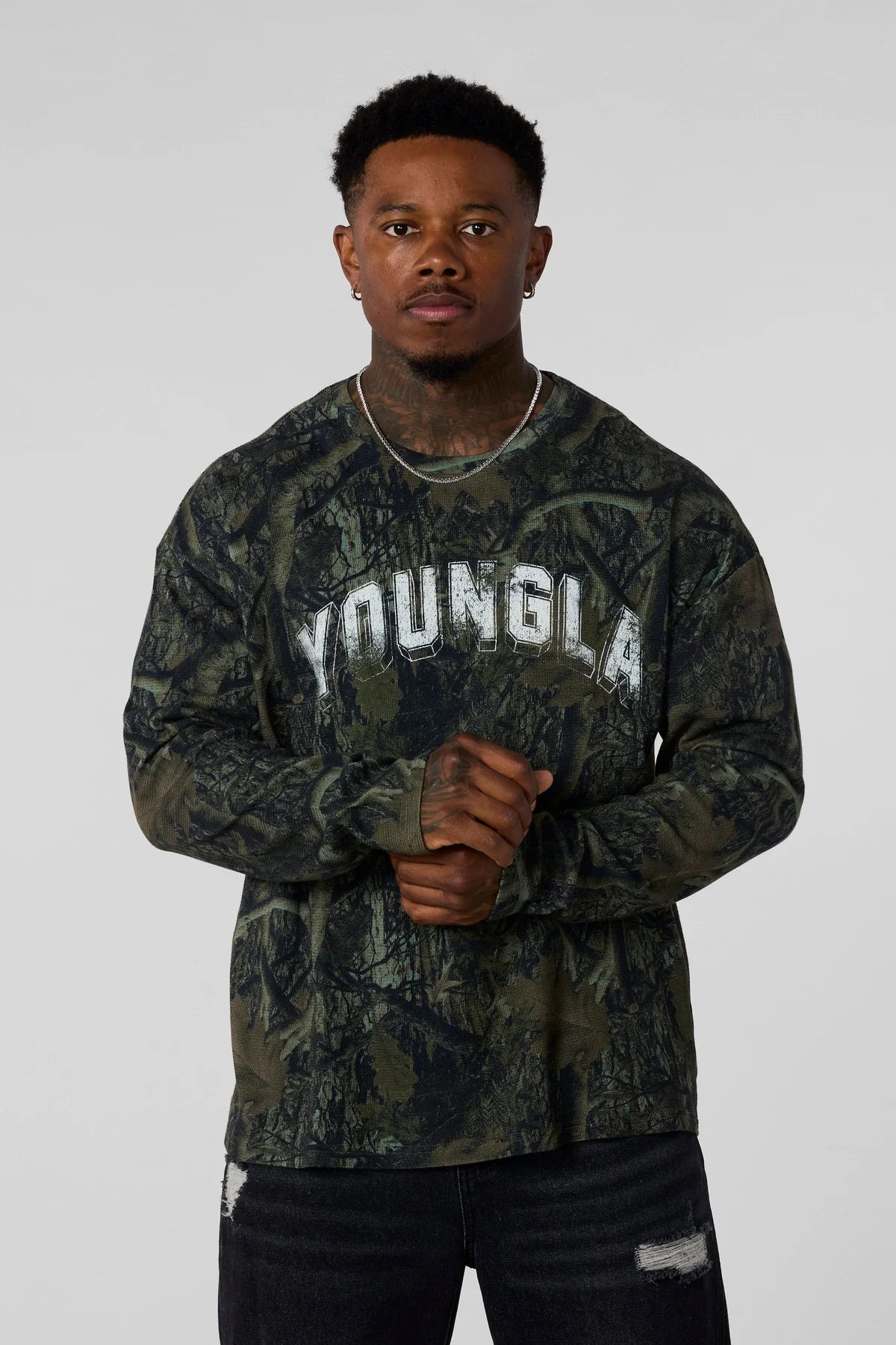 YoungLA Thin thermal Longsleeve Dark
