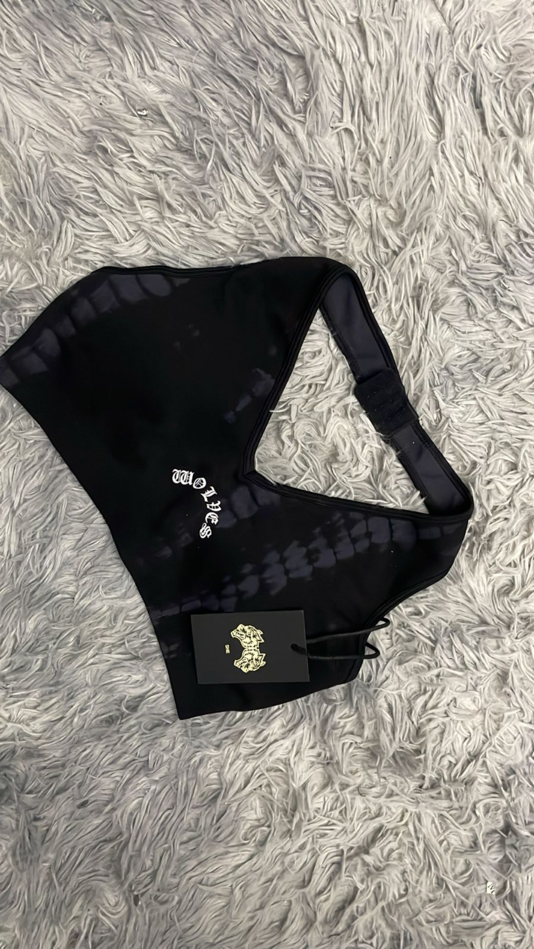 DarcSports Bra Wolves Print Negro