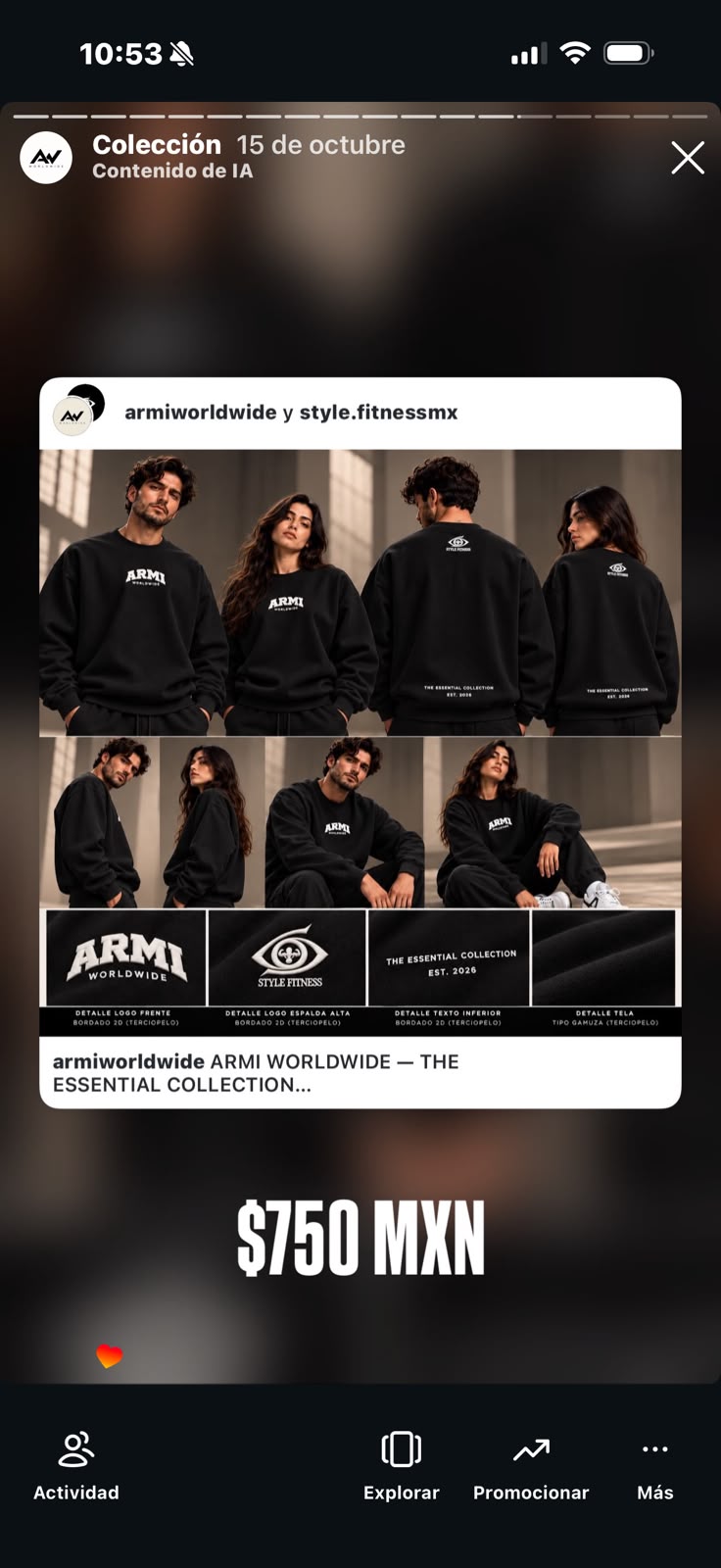 Armi World Wide Crewneck