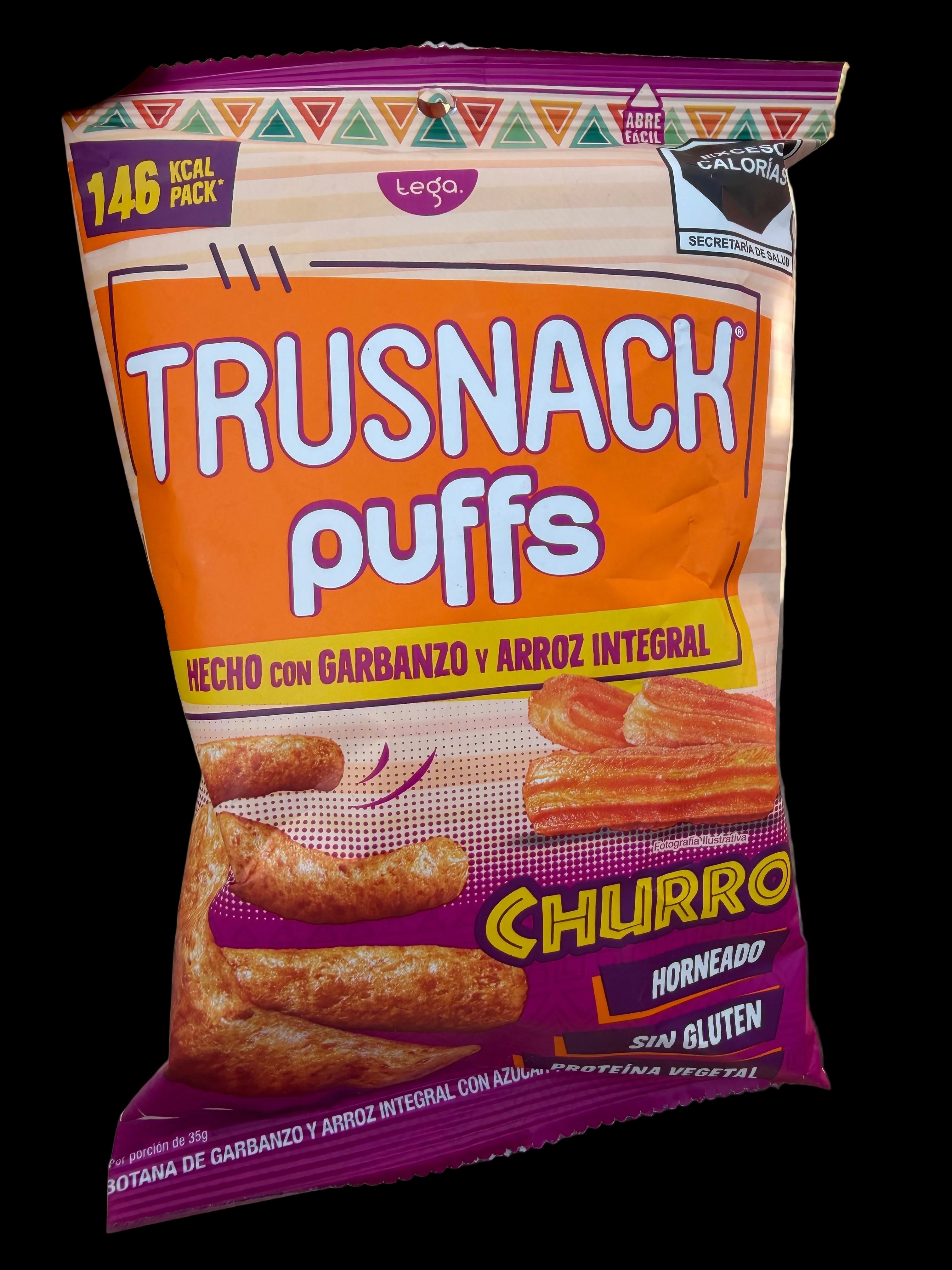 Trusnack puffs garbanzo y arroz integral