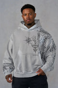 Cyberpunk hoodie Youngla gris