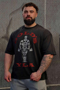 Golds Youngla Tshirt iron negra