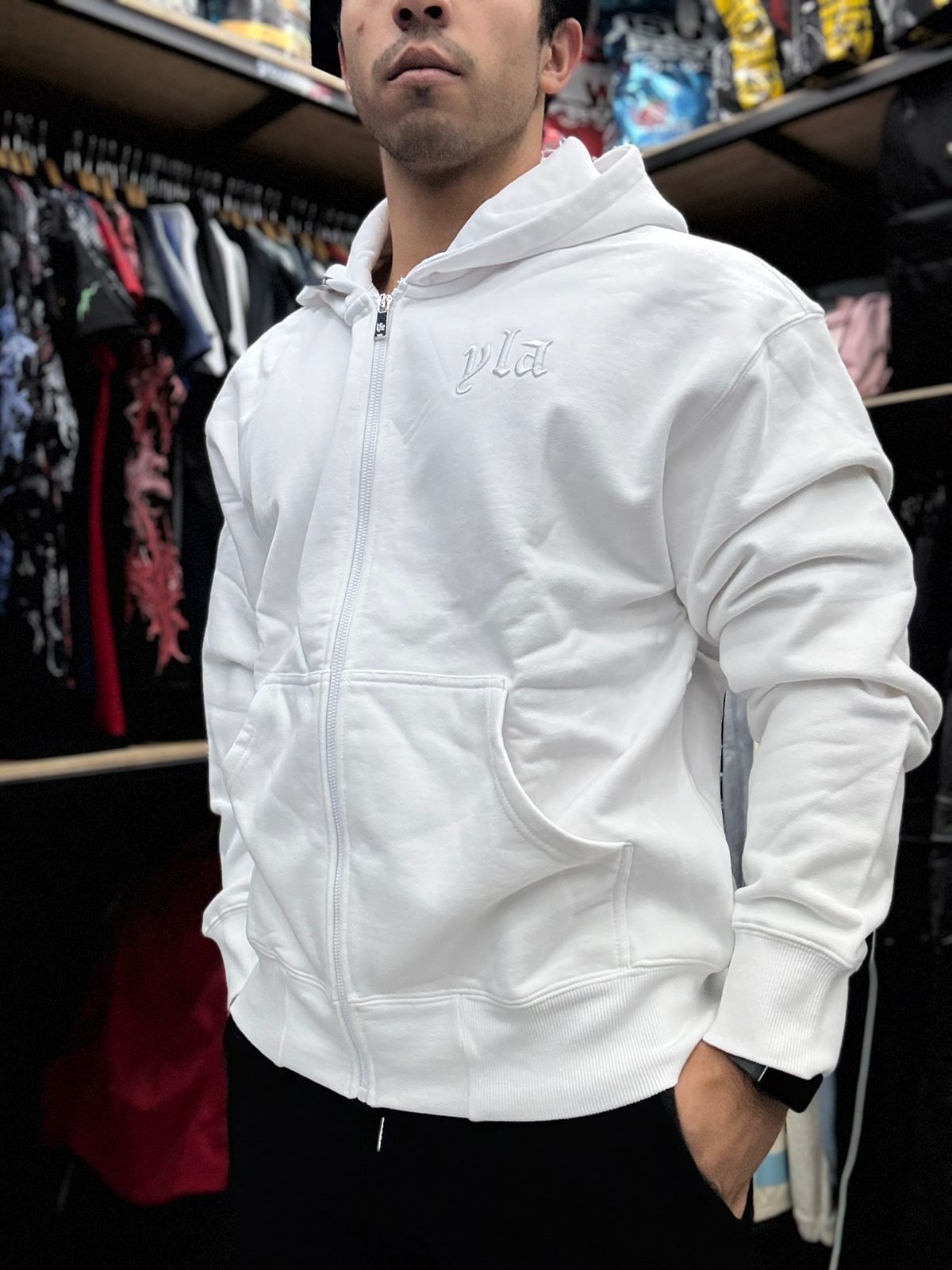 YoungLA Hoodie White