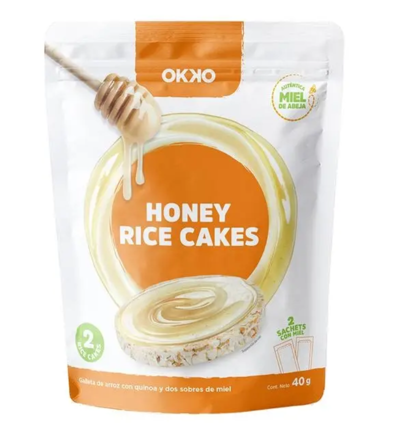 galleta de arroz cubierta 80kcal
