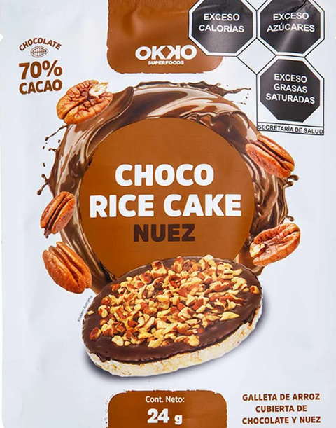 galleta de arroz cubierta 80kcal