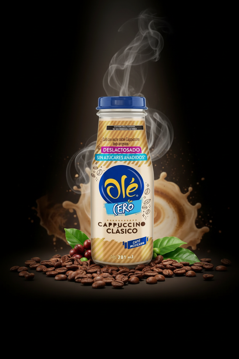 capuchino CERO deslactosado 79kcal