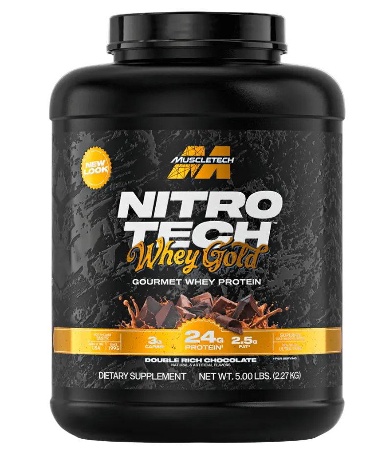 Nitrotech Whey Gold Proteína double rich chocolate