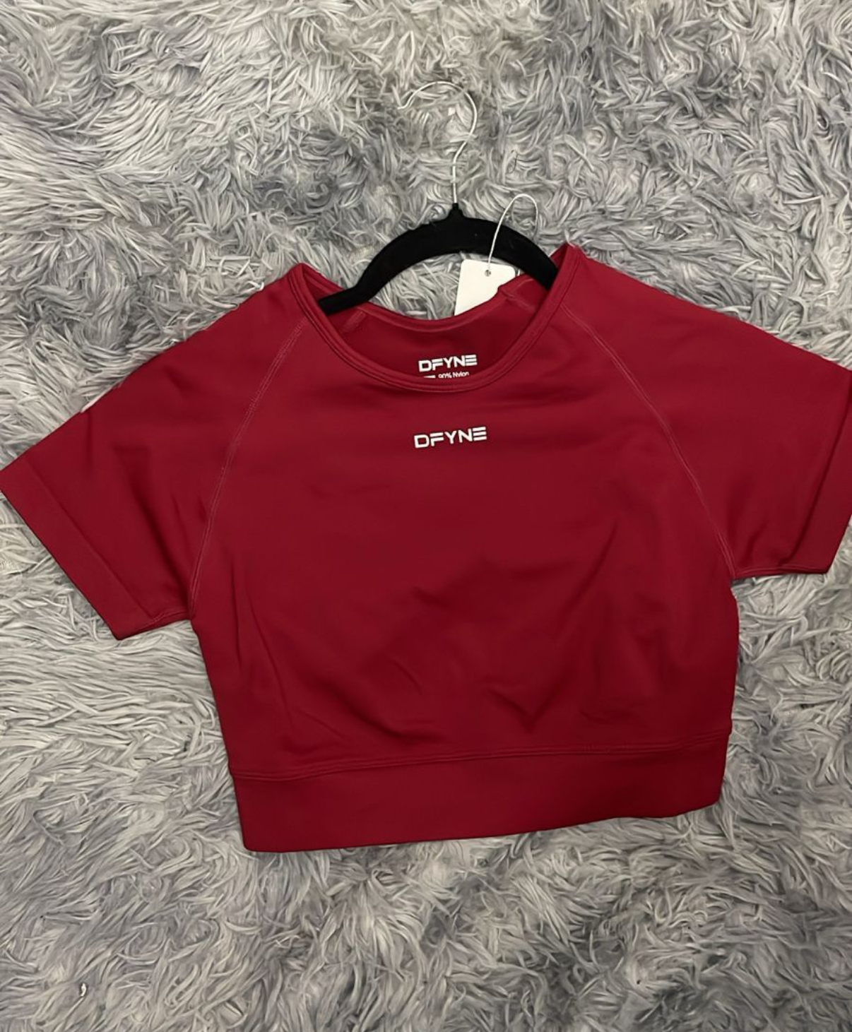 DFYNE Impact Crop Top Rojo