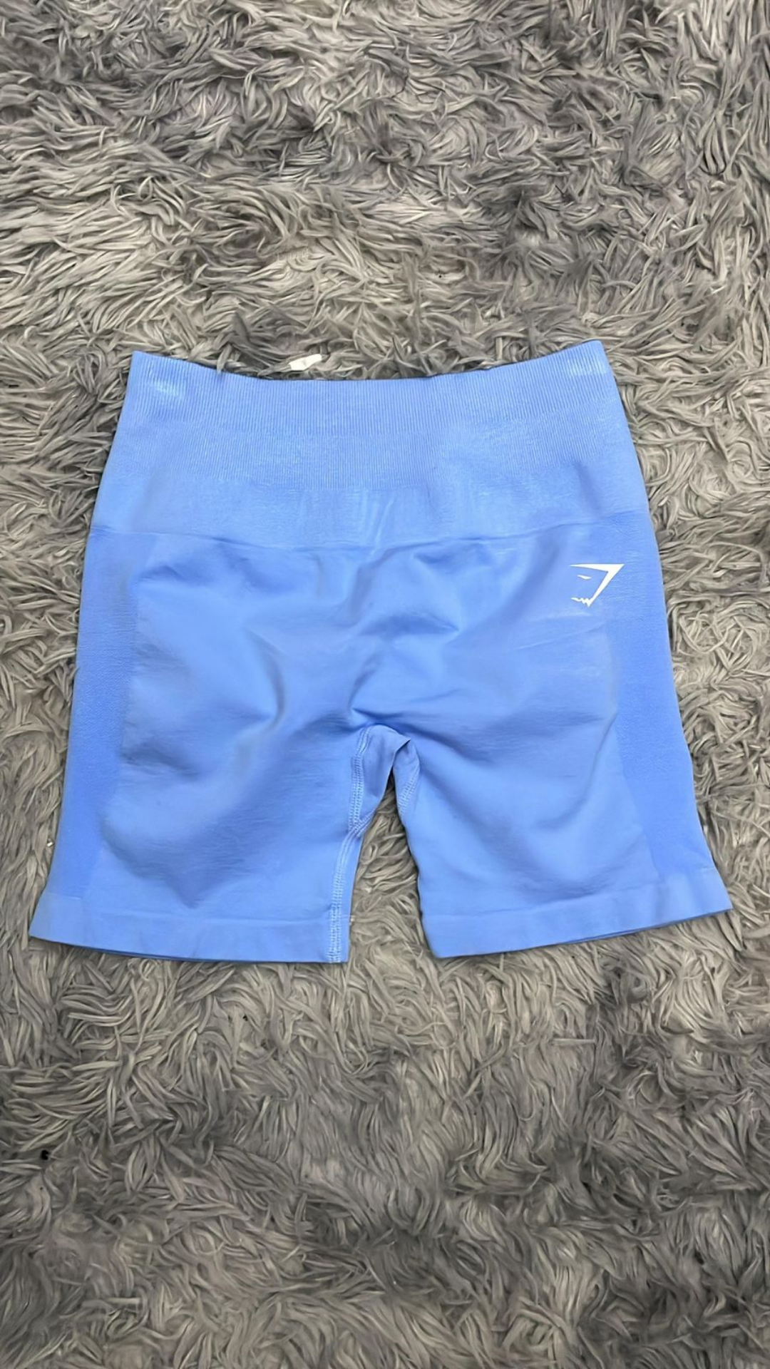 GymShark Lift Seamless Shorts Azul Claro