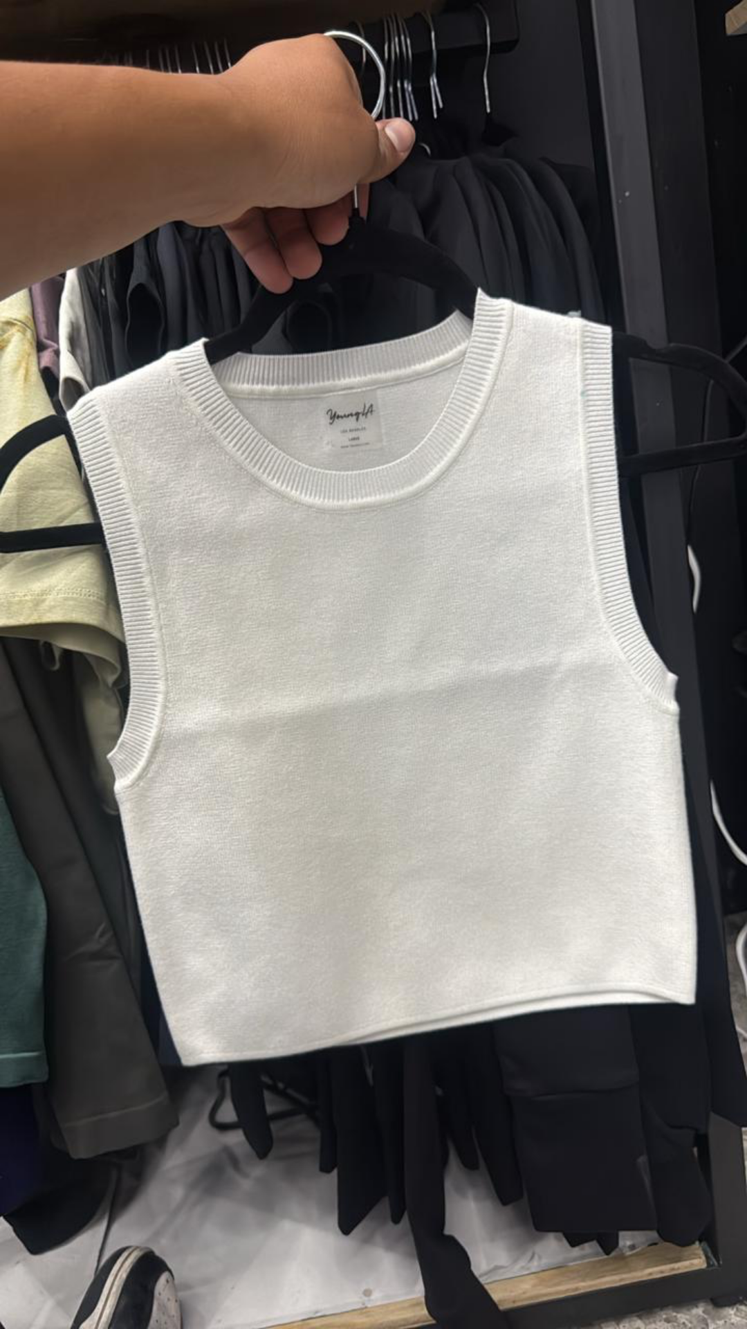 YoungLA  Crop Top Blanco