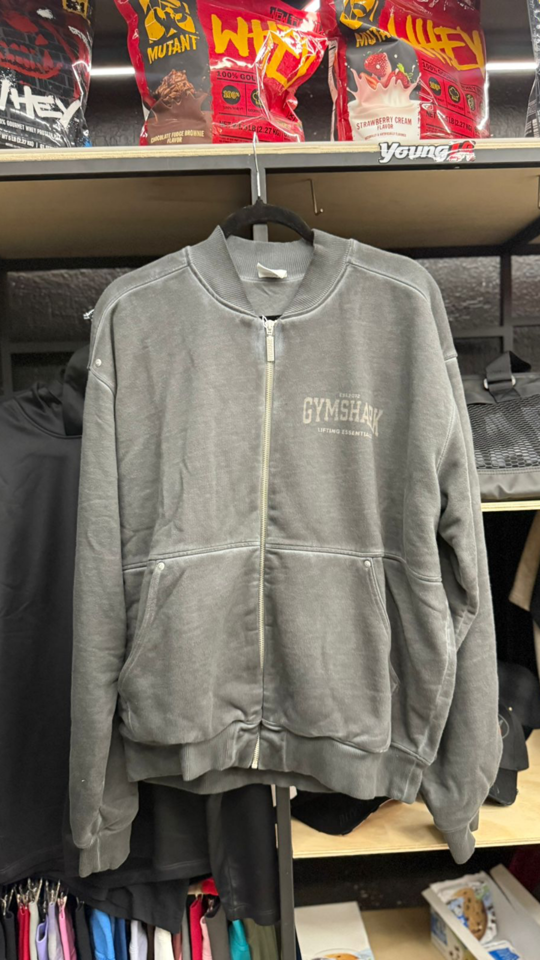 GymShark Sudadera Zip Up
