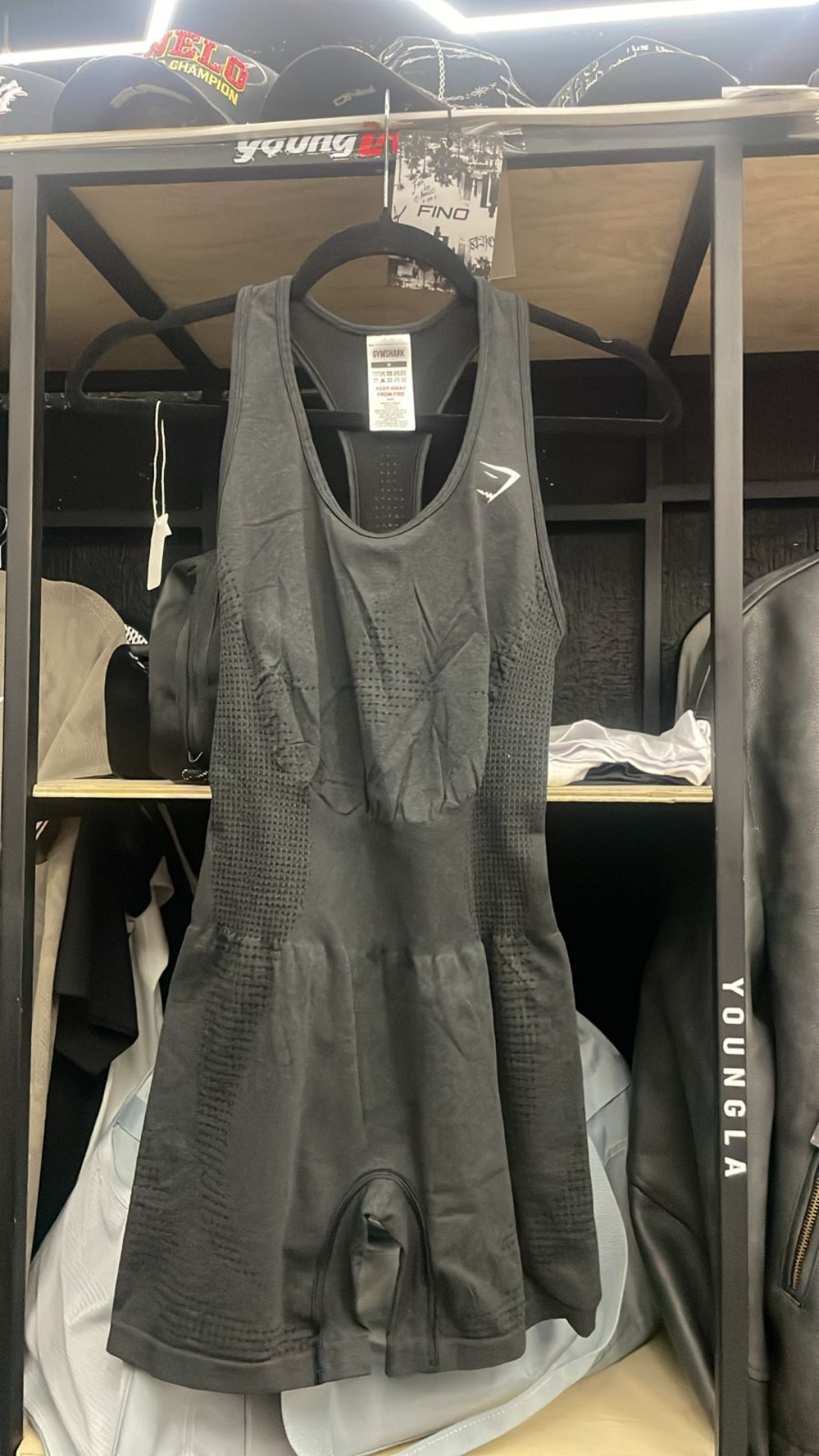 GymShark Body Corto Negro