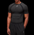 Gymshark Shadow Seamless T Shirt - Black