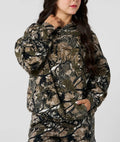 Camo Bling Hoodie verde claro