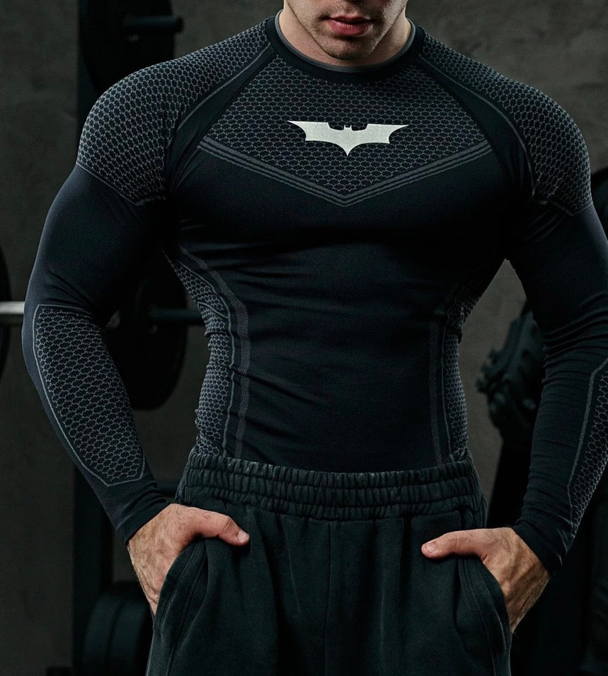 Batman Compression Longsleeves negra