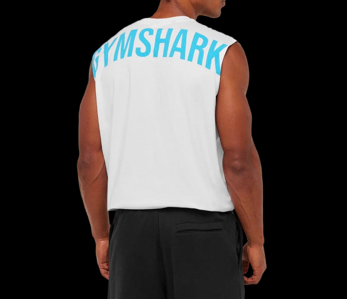 Power Cut Off Tank playera blanca