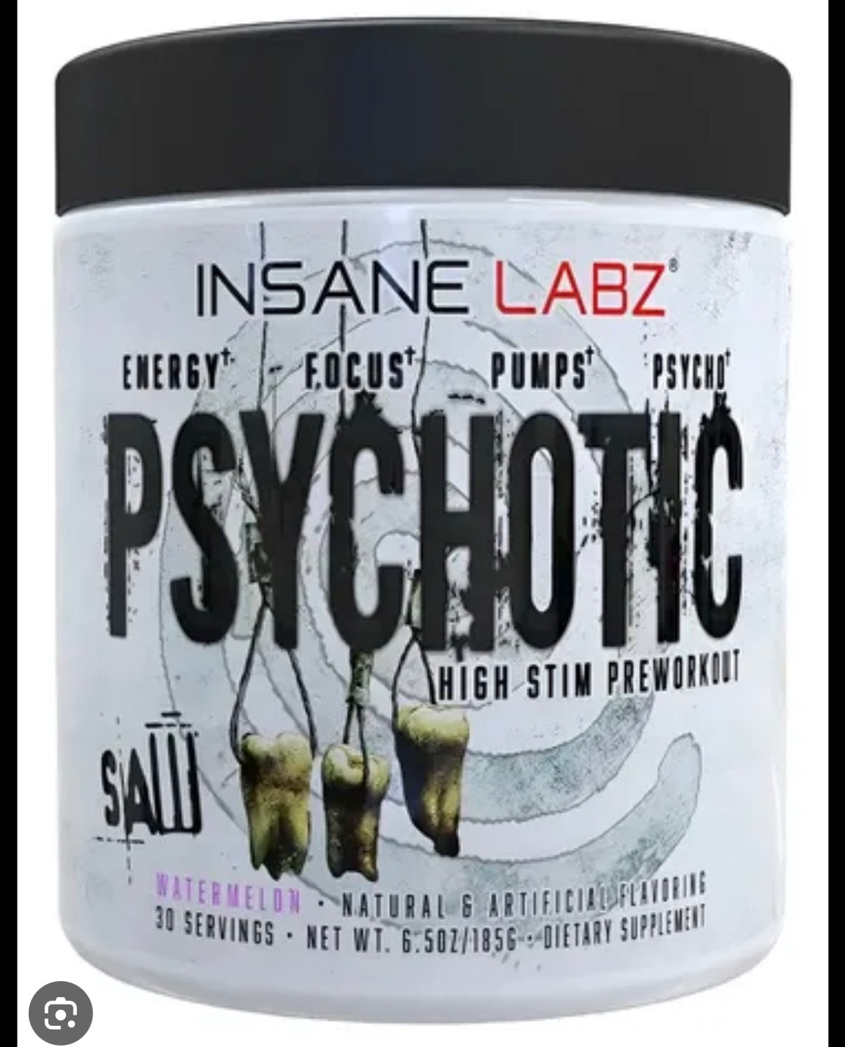 Saw 60 servings psychotic watermelon