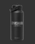 Gymshark Metal Insulated Straw Bottle 1L - Black