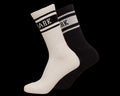 Gymshark Collegiate Crew Sock 2pk - Black