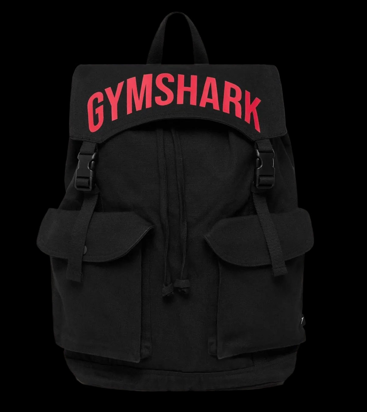 Gymshark Power Backpack - Black/Conditioning red