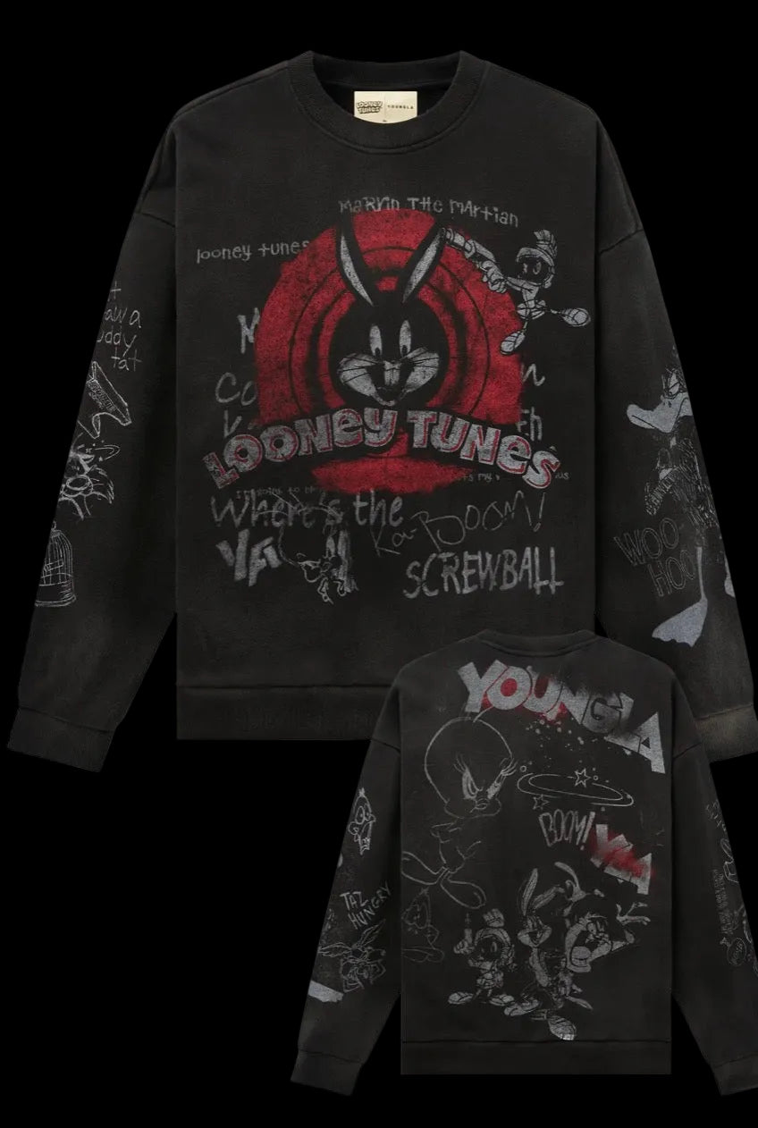 LOONEY TUNES GRAFFITI CREWNECKS