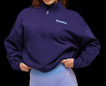 Gymshark Script Embroidery Full Zip Jacket - Indigo Purple