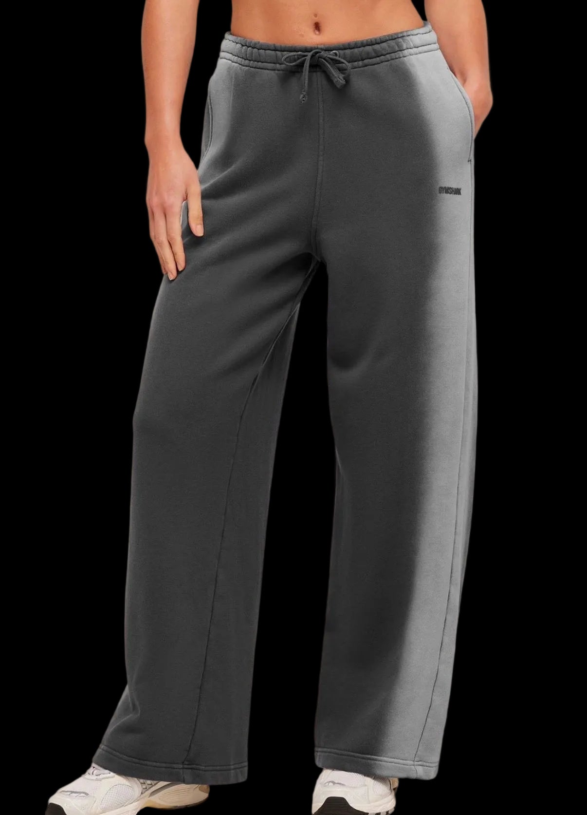 Gymshark Pump Washed Straight Leg Joggers -
Onyx Grey/Stratus Grey