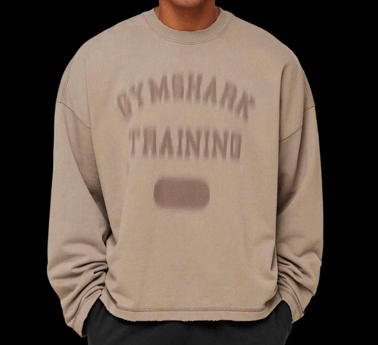 Re-Rack Crew Neck Pullover café