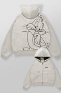 Looney Tunes Plaid Zip-Ups
