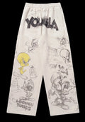 LOONEY TUNES SQUAD SWEATS Youngla blanco