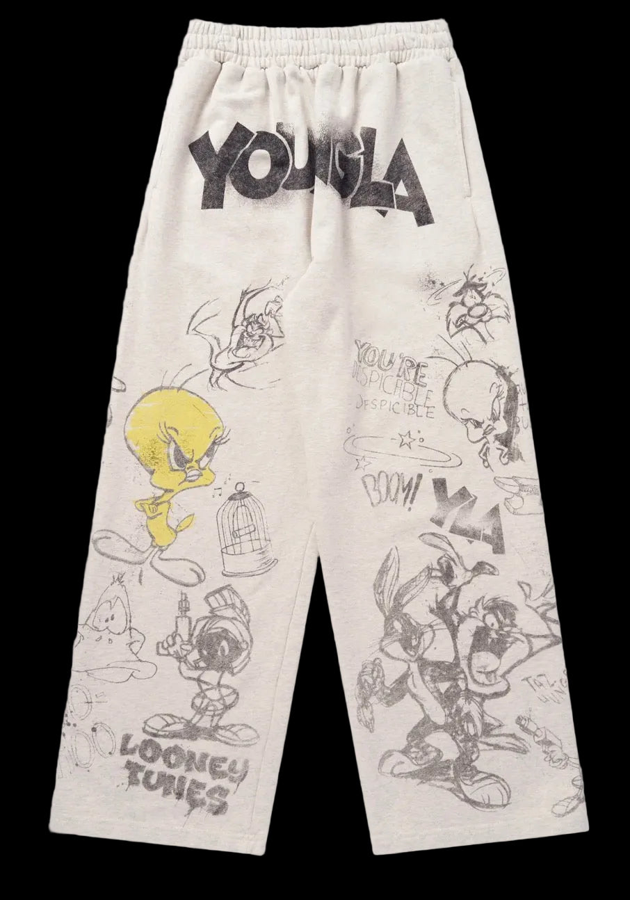LOONEY TUNES SQUAD SWEATS Youngla blanco