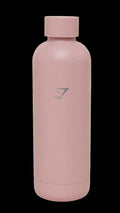 Gymshark 500ml Bottle - Cool Brown / Pink