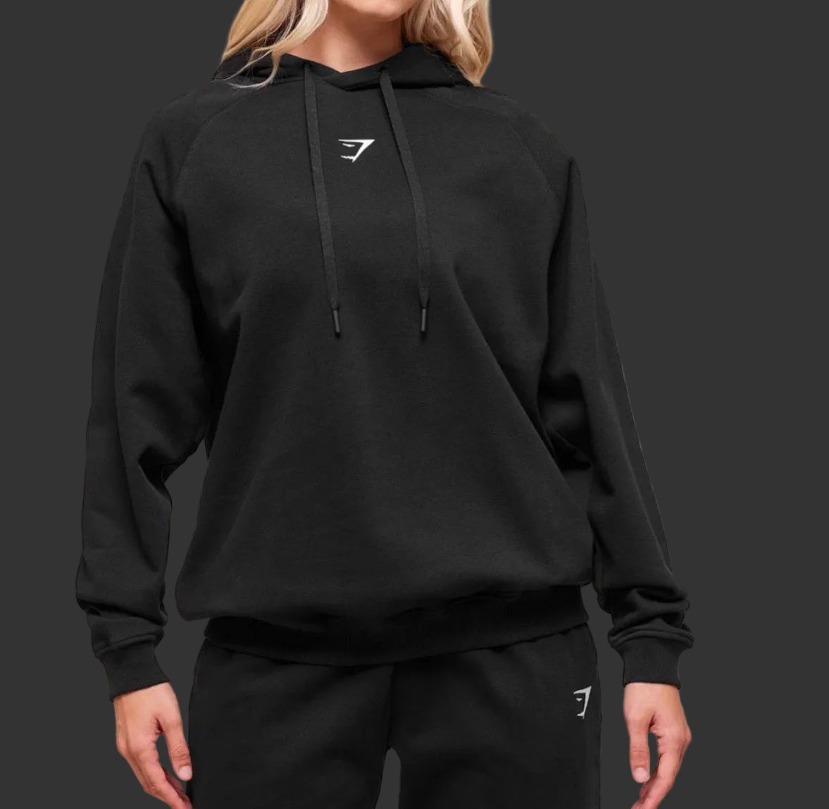 Gymshark Training Oversized Fleece Hoodie - Black
