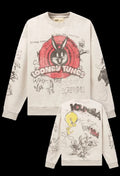 LOONEY TUNES GRAFFITI CREWNECK blanca