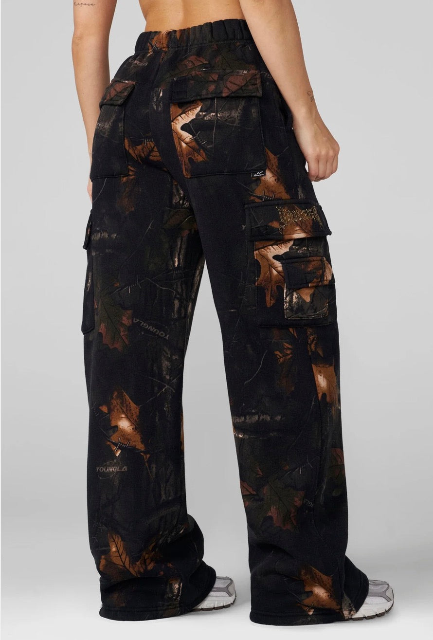 Camo Cargo Joggers verde